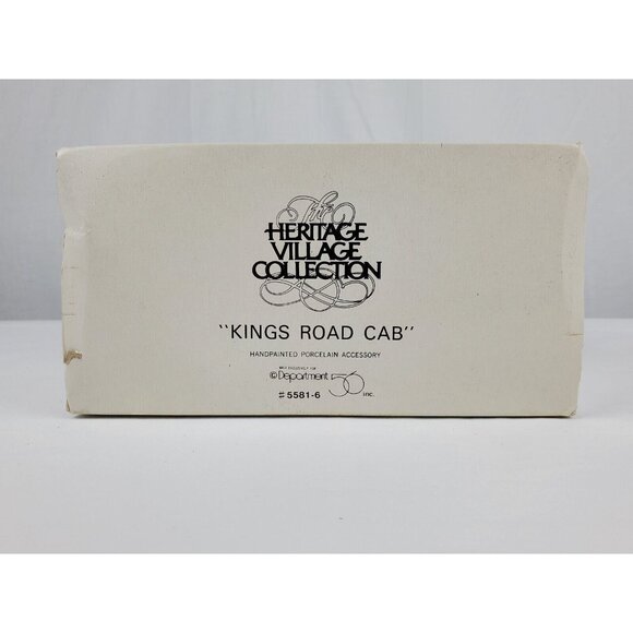 Department 56 Kings Road Cab 1980s - Picture 4 of 5